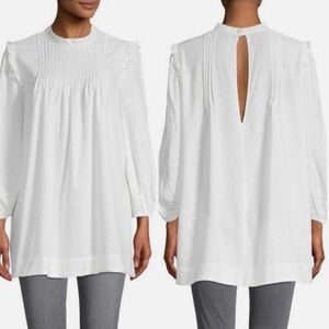 Free People Clover Pintuck Linen Blend Tunic